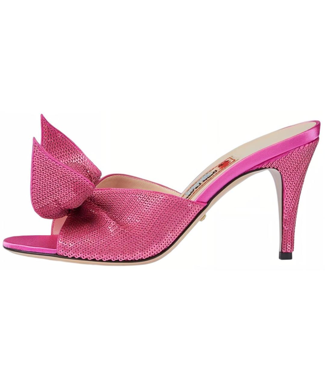 GUCCI Розовые босоножки, фото 6