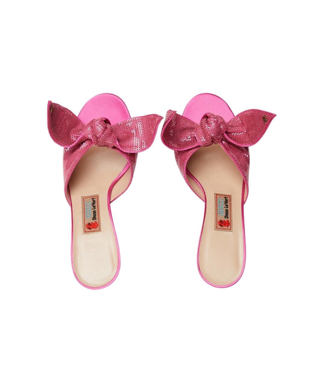 GUCCI Розовые босоножки, фото 3