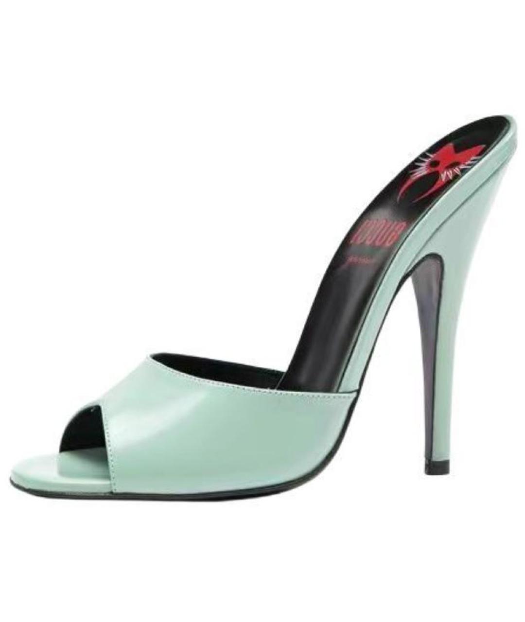 GUCCI Зеленые босоножки, фото 2