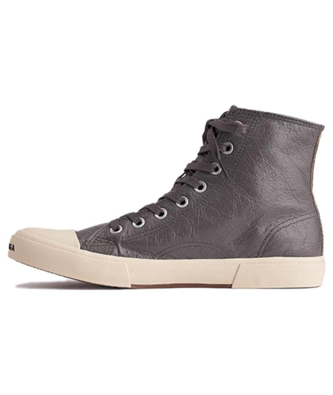 BALENCIAGA Коричневые высокие кроссовки / кеды, фото 8