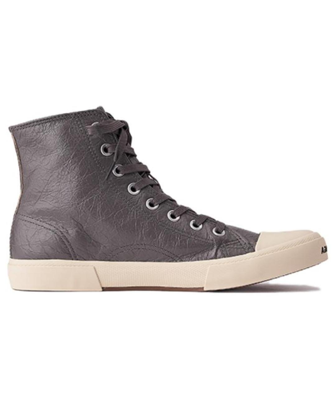 BALENCIAGA Коричневые высокие кроссовки / кеды, фото 1