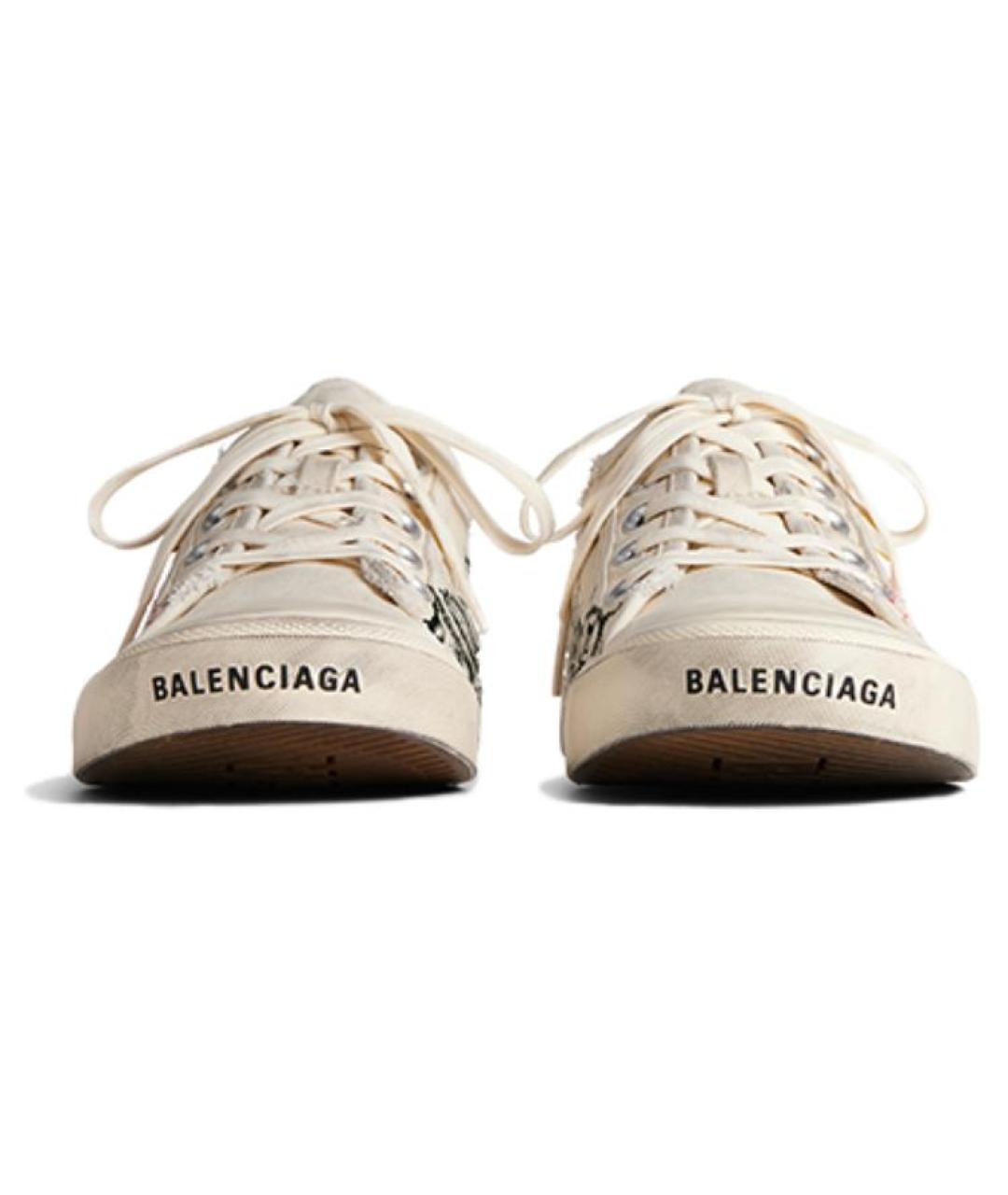 BALENCIAGA Белые мюли, фото 4