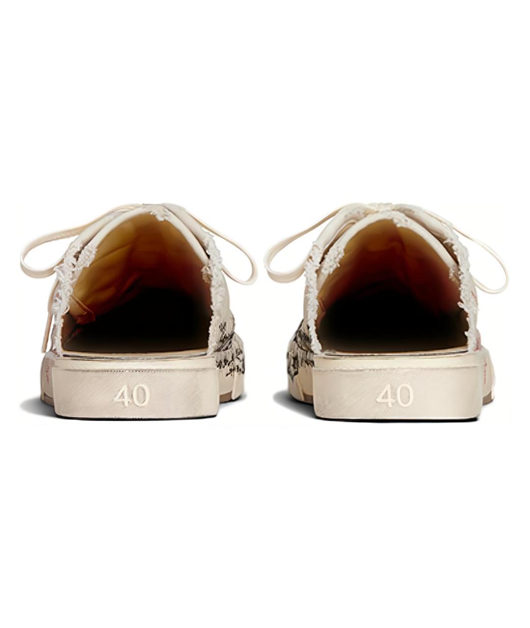 BALENCIAGA Белые мюли, фото 5