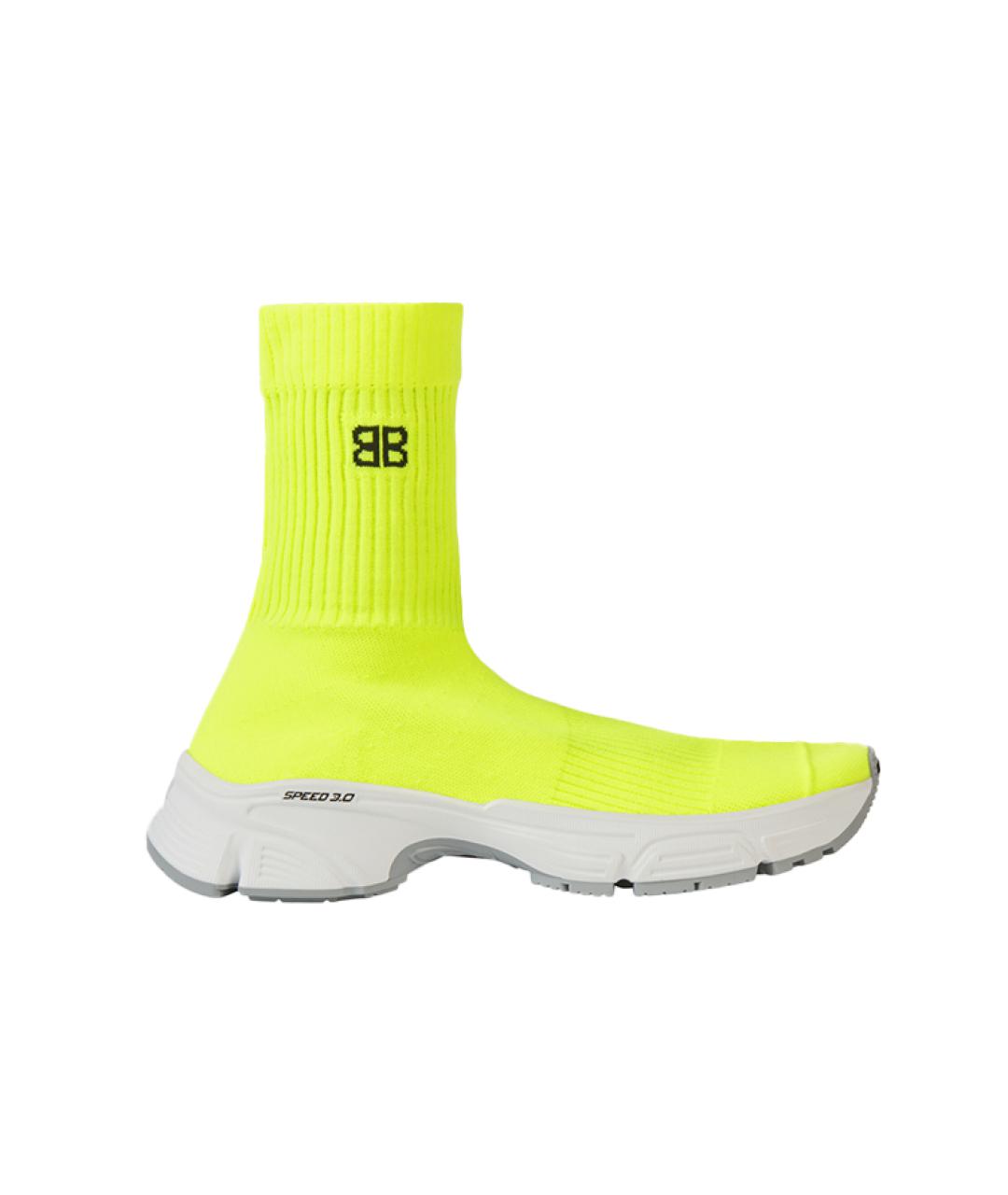 BALENCIAGA Желтые кроссовки, фото 1