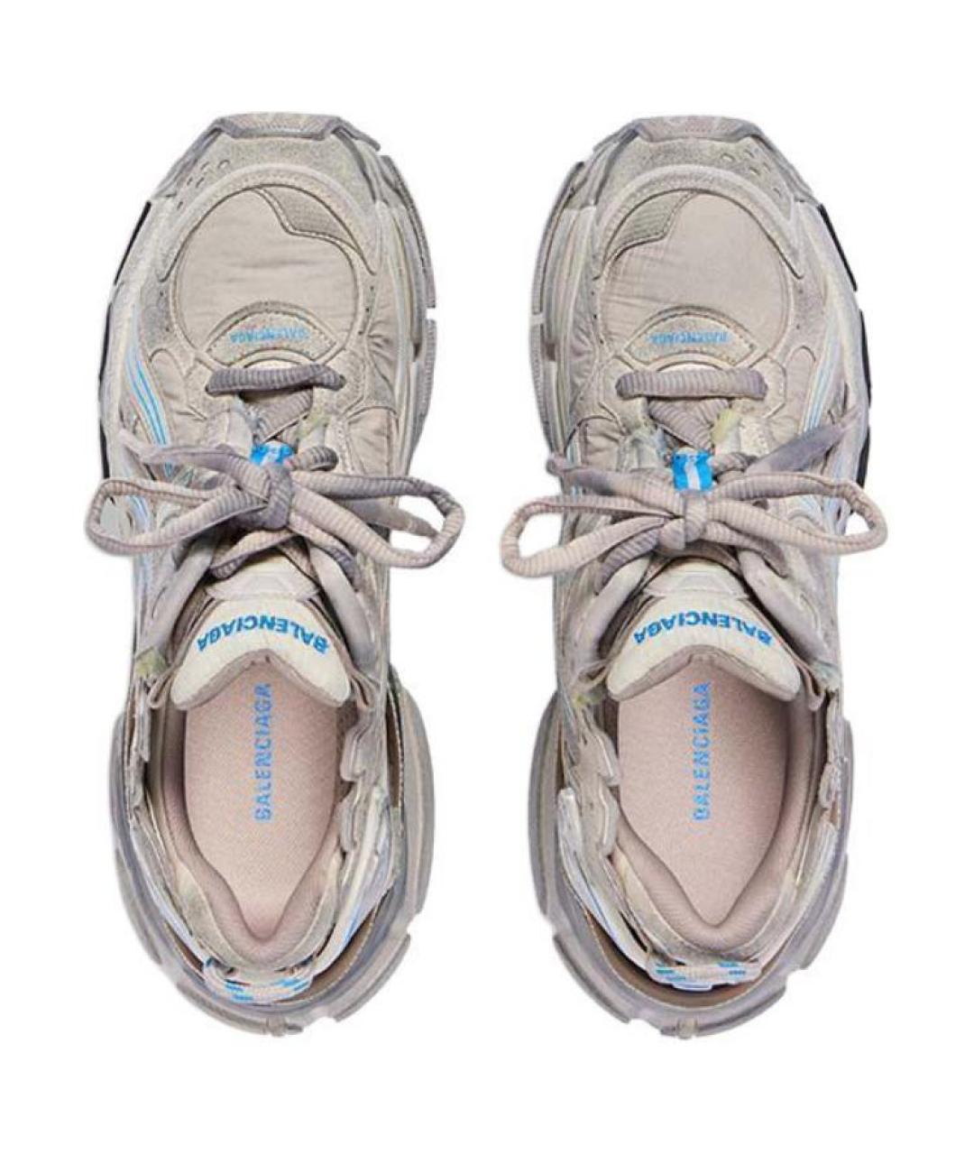 BALENCIAGA Серые кроссовки, фото 5