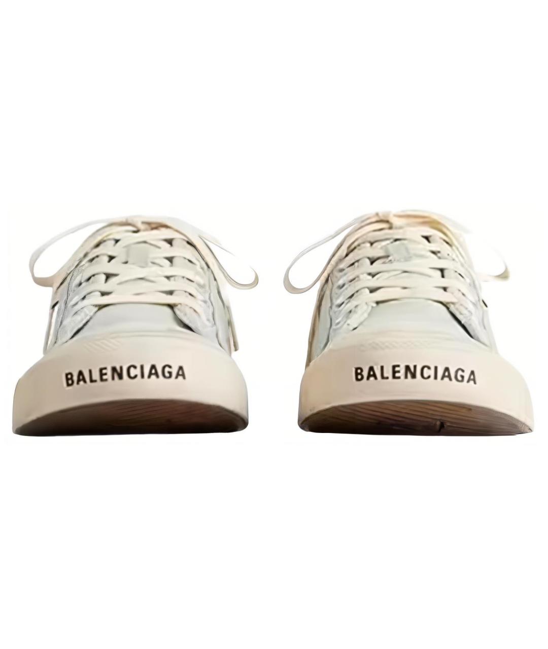 BALENCIAGA Бежевые мюли, фото 4