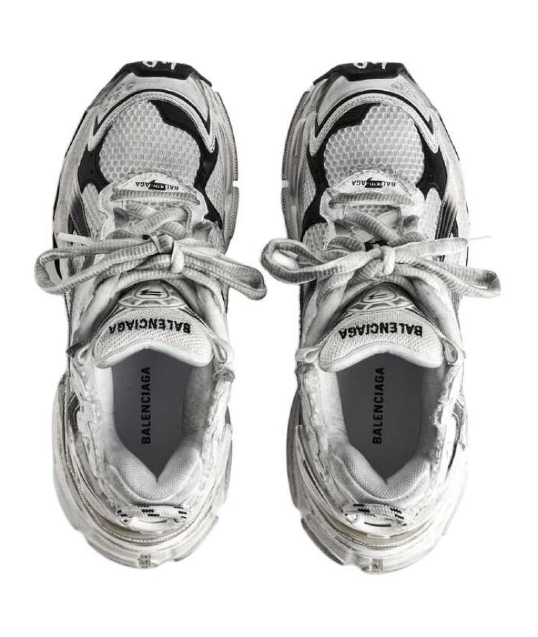 BALENCIAGA Белые кроссовки, фото 5