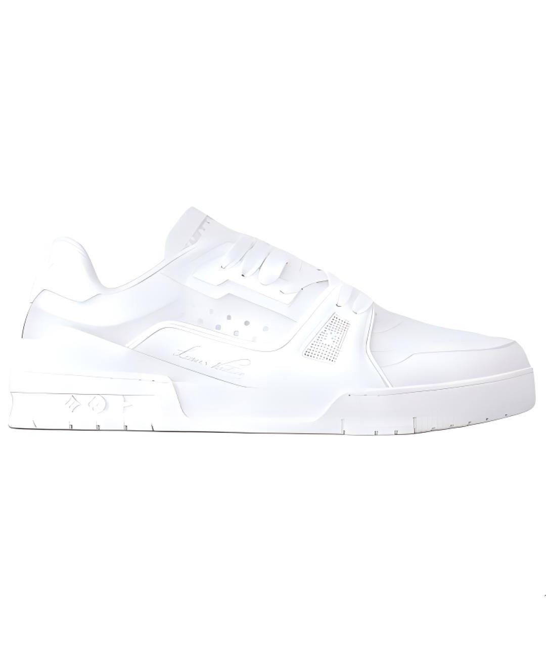 LOUIS VUITTON Белые низкие кроссовки / кеды, фото 1