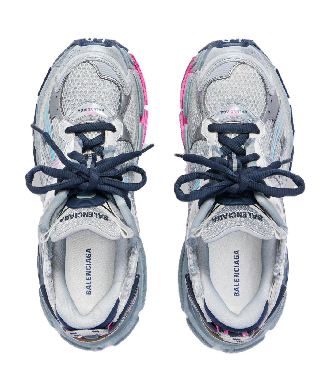 BALENCIAGA Серые кроссовки, фото 5