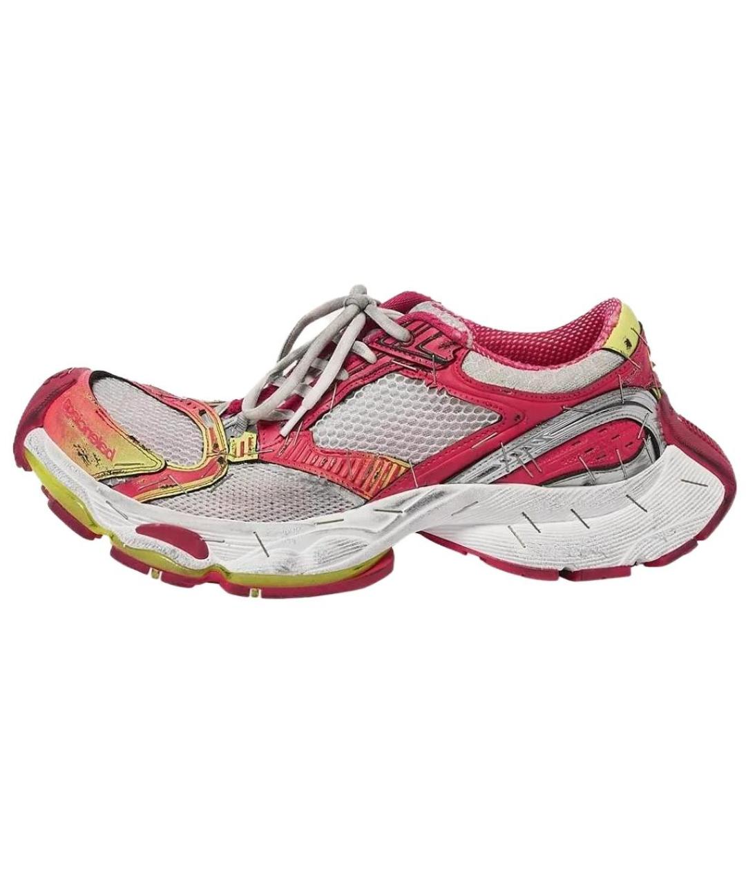 BALENCIAGA Красные низкие кроссовки / кеды, фото 2