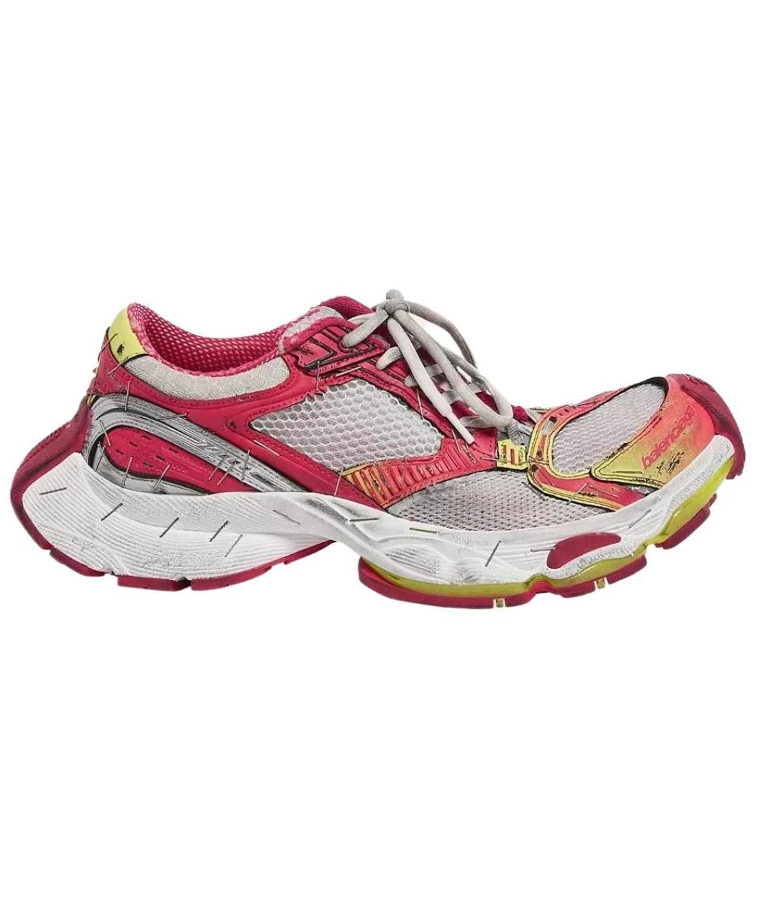 BALENCIAGA Красные низкие кроссовки / кеды, фото 1