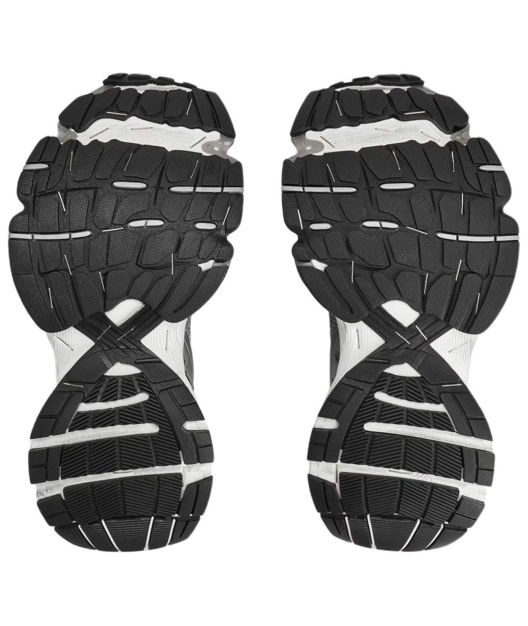 BALENCIAGA Серые низкие кроссовки / кеды, фото 7