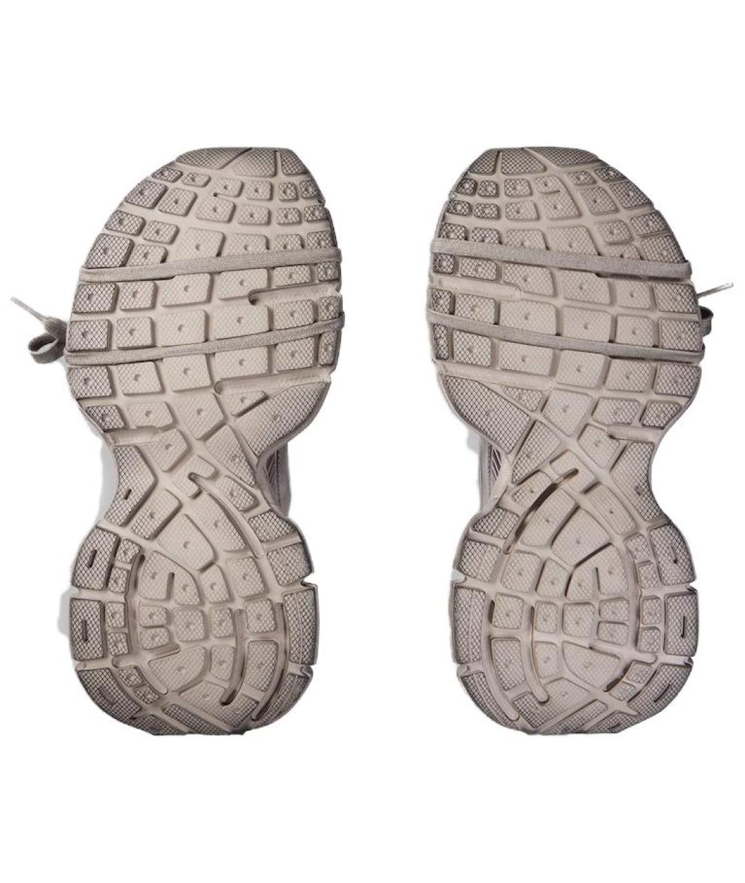 BALENCIAGA Бежевые низкие кроссовки / кеды, фото 7