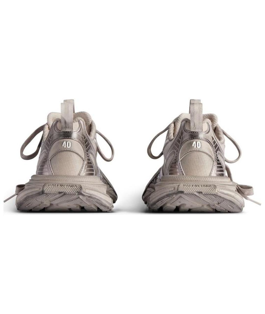 BALENCIAGA Бежевые низкие кроссовки / кеды, фото 5