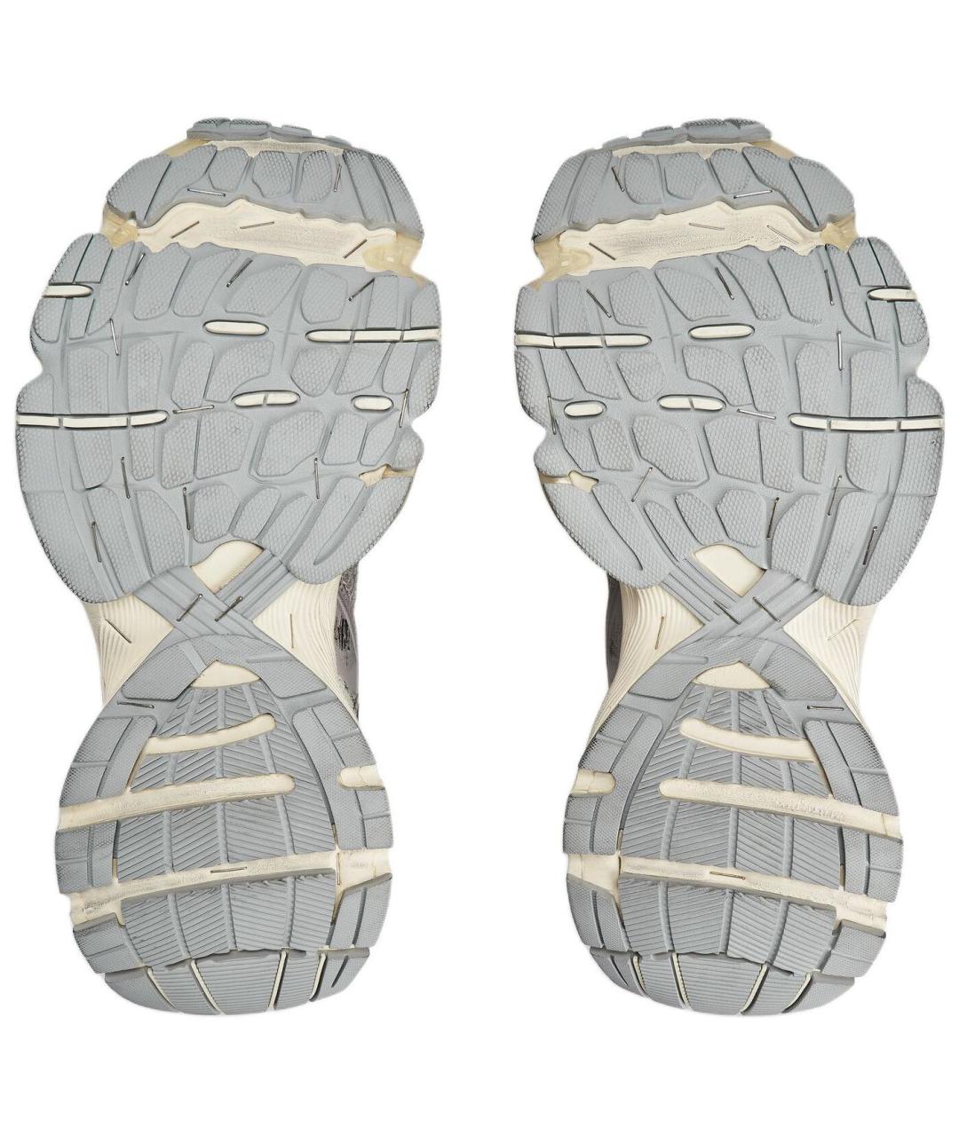 BALENCIAGA Серые низкие кроссовки / кеды, фото 6