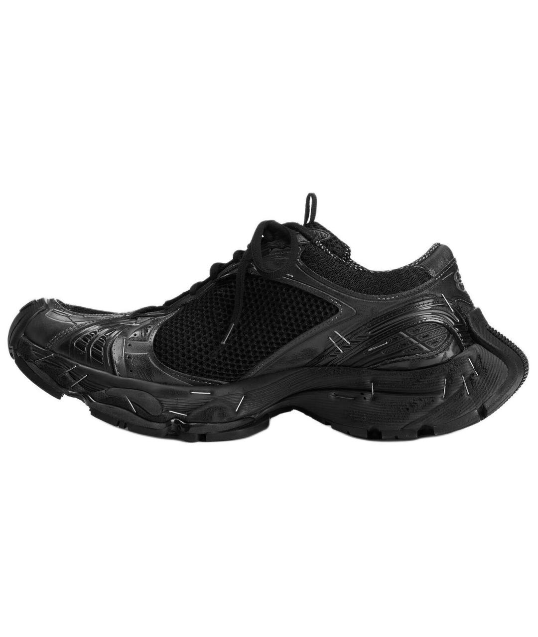 BALENCIAGA Черные низкие кроссовки / кеды, фото 2