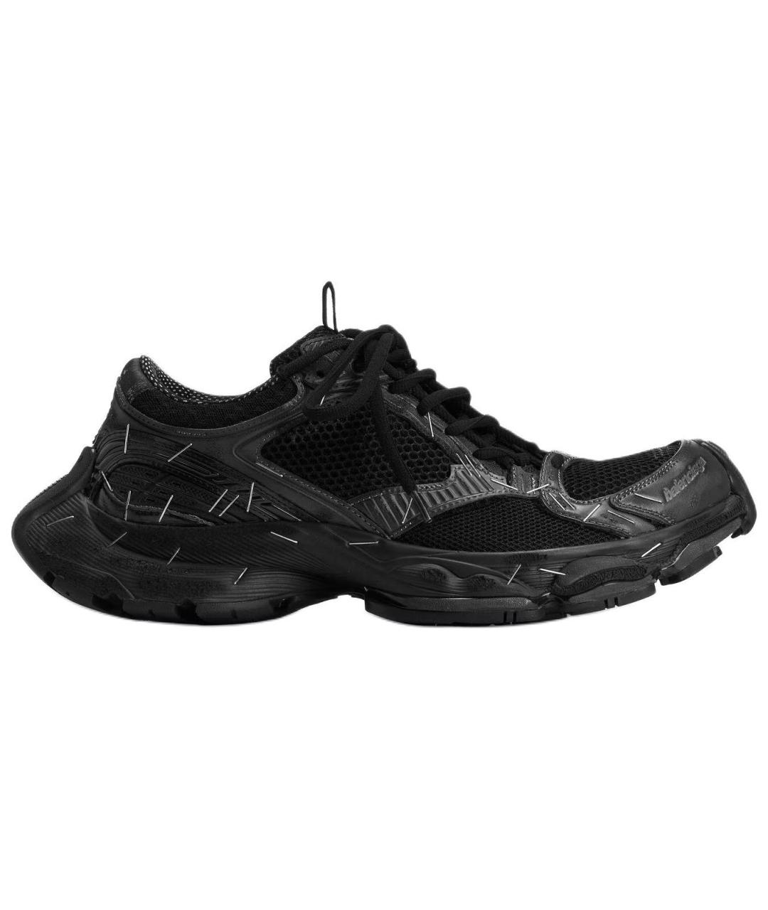 BALENCIAGA Черные низкие кроссовки / кеды, фото 1