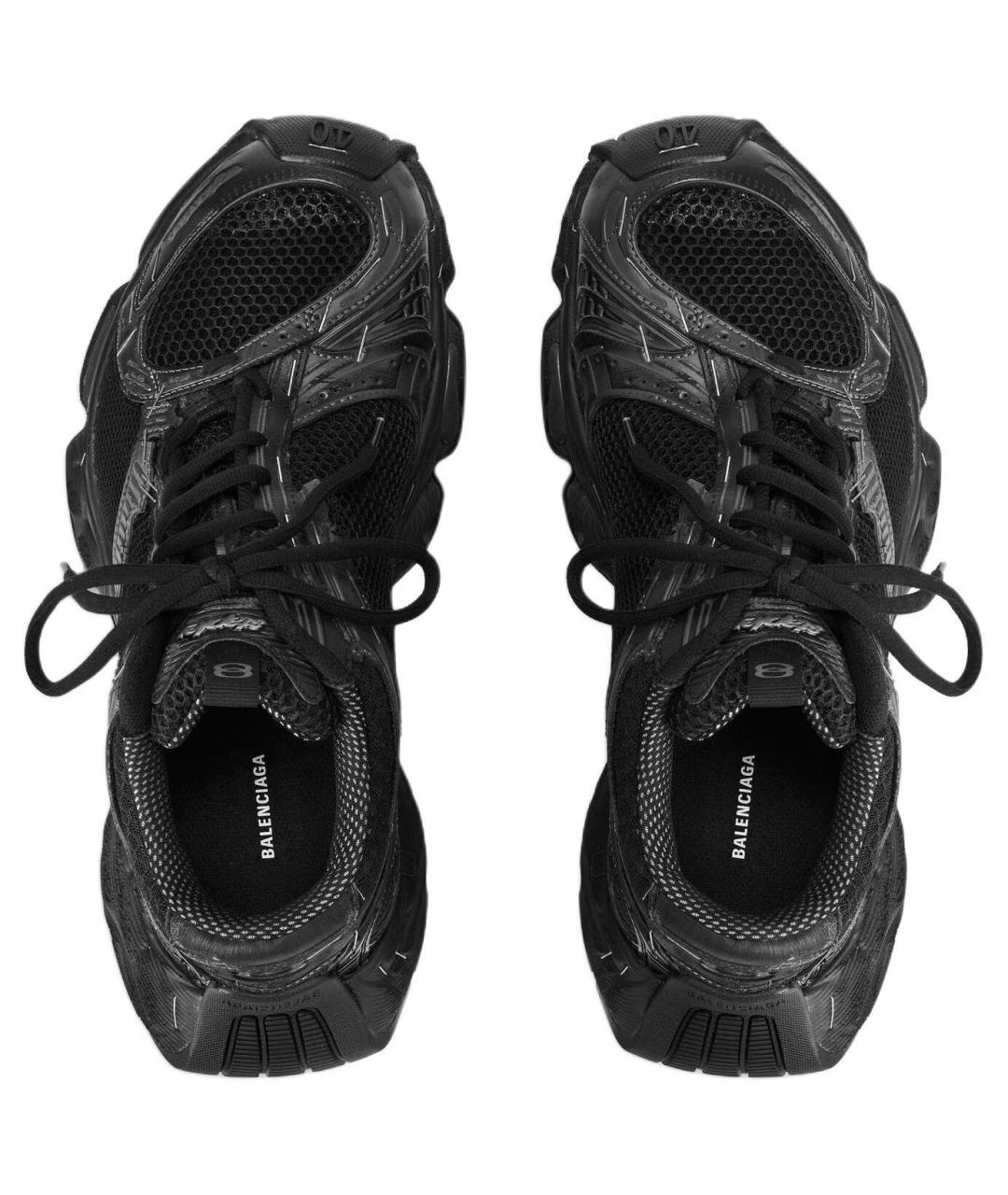 BALENCIAGA Черные низкие кроссовки / кеды, фото 5