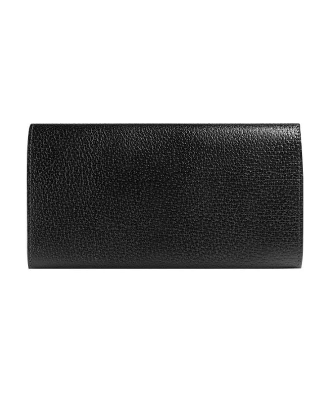 GUCCI Черный кожаный кошелек, фото 3