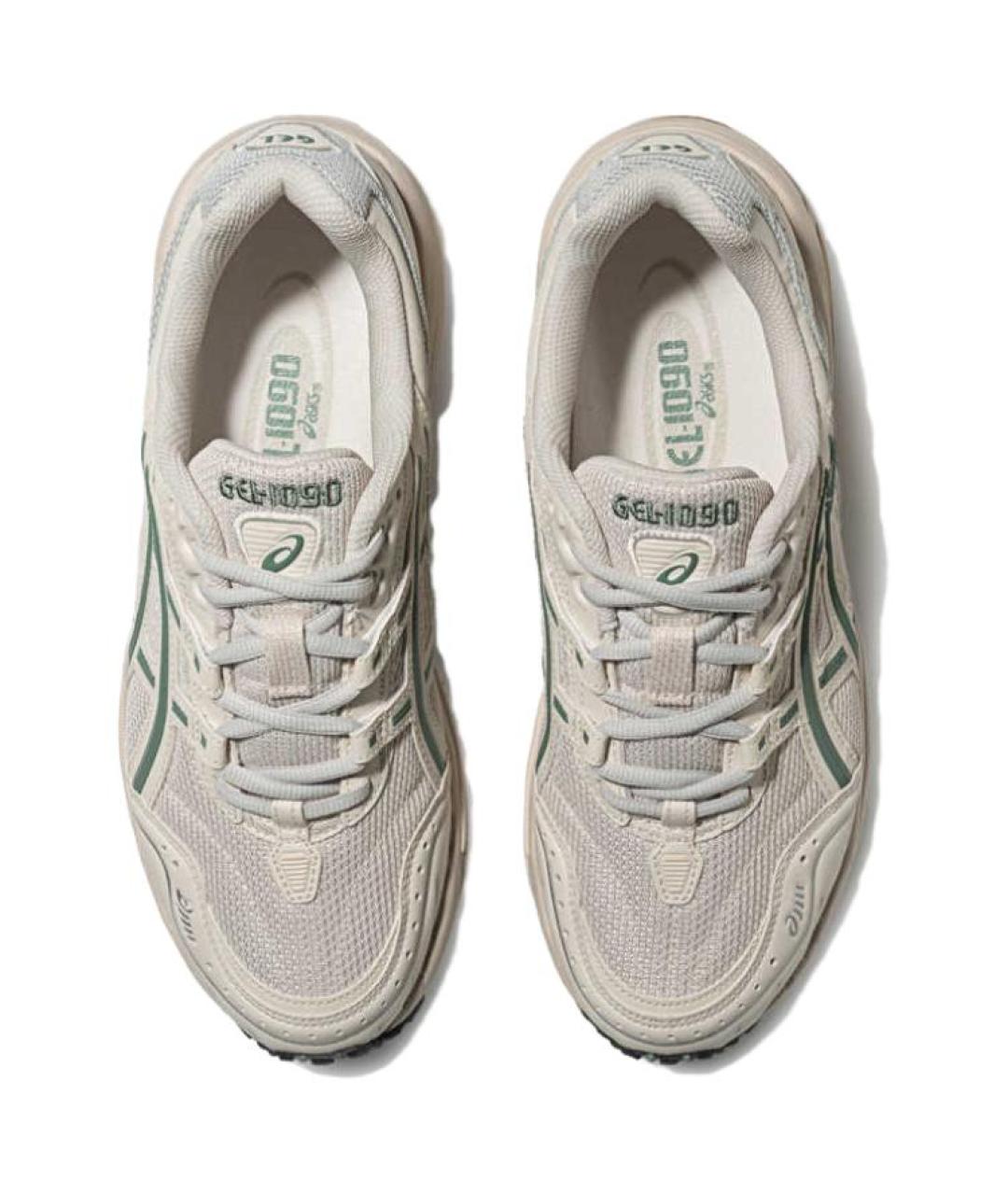 ASICS Бежевые текстильные кроссовки, фото 3