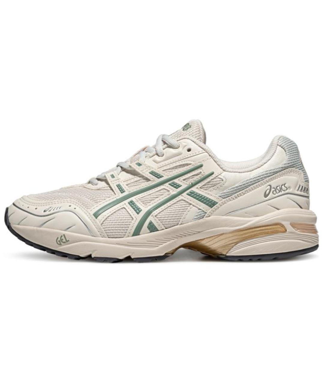 ASICS Бежевые текстильные кроссовки, фото 6