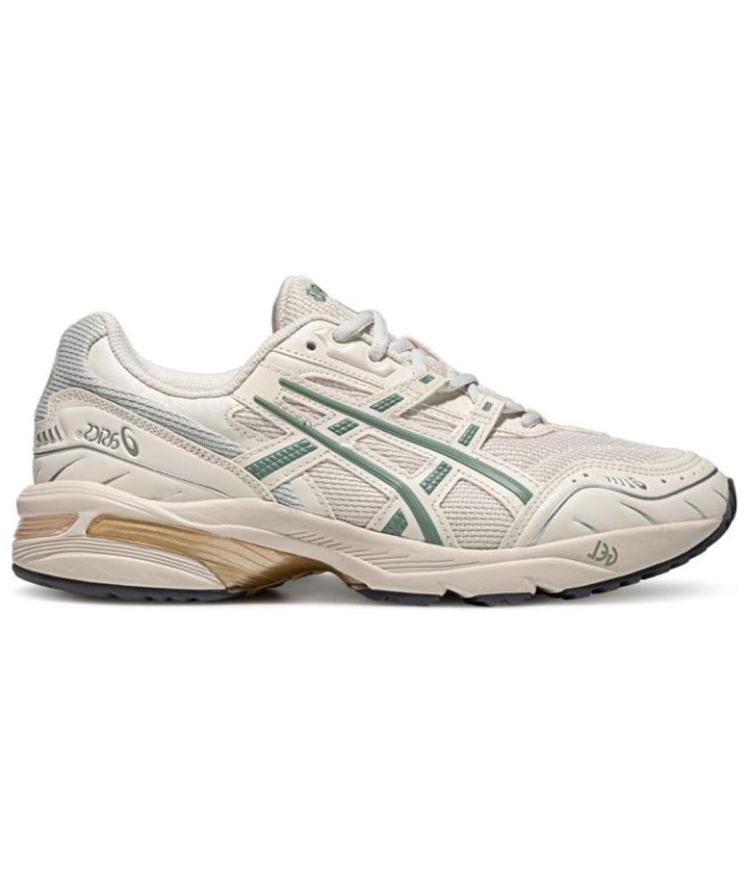 ASICS Бежевые текстильные кроссовки, фото 1