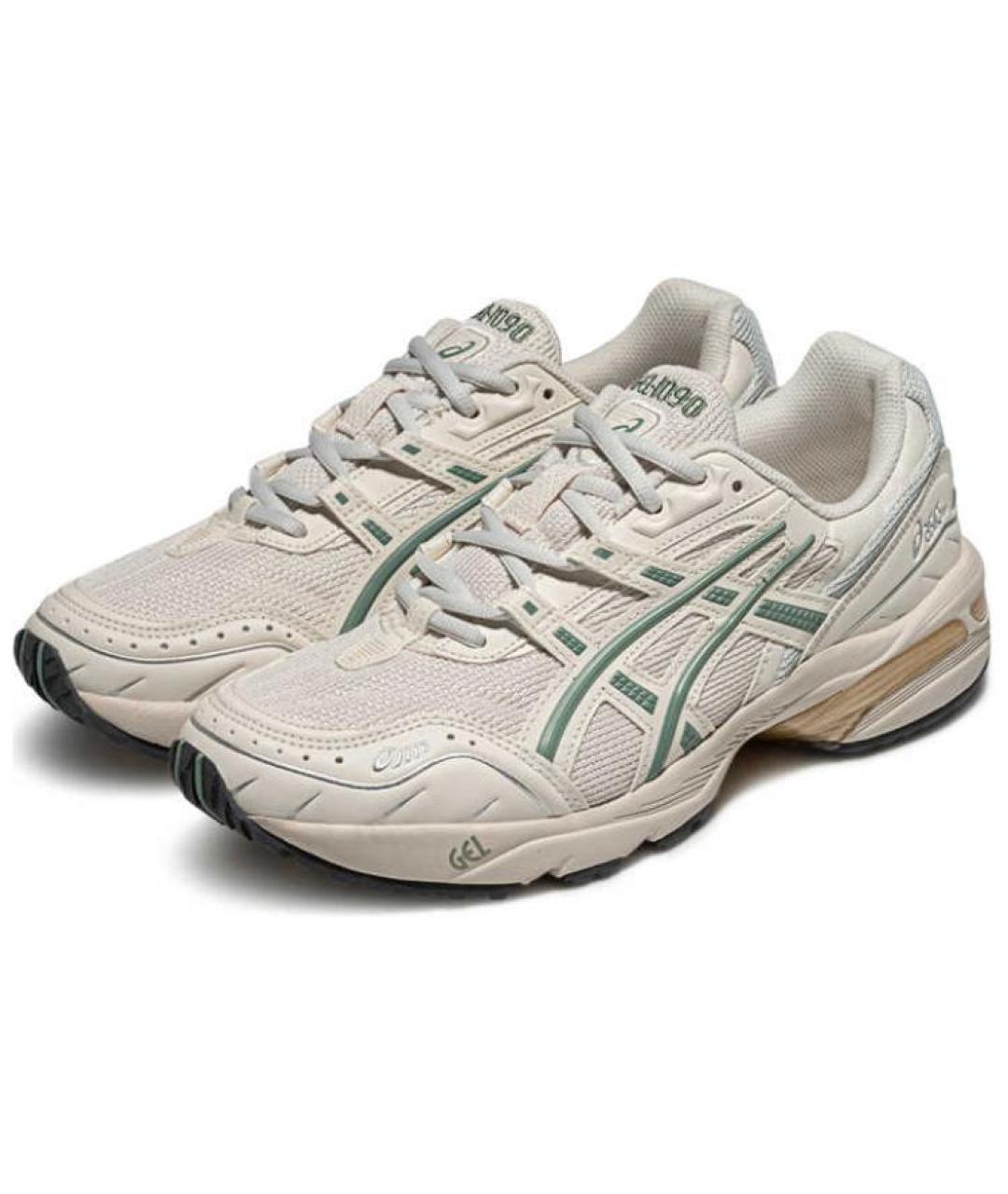 ASICS Бежевые текстильные кроссовки, фото 2