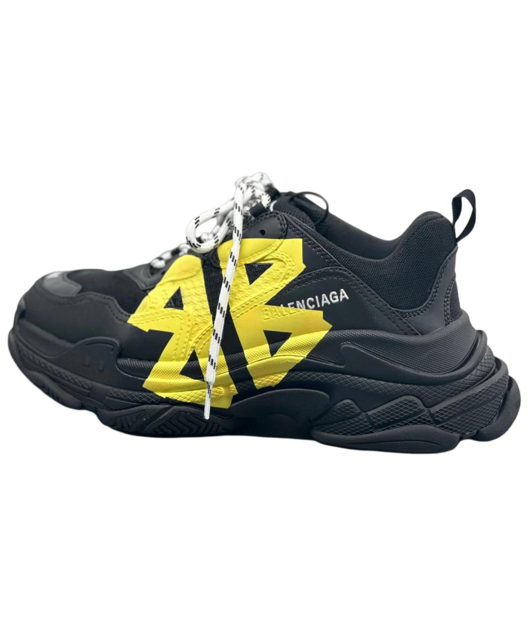 BALENCIAGA Черные низкие кроссовки / кеды, фото 7