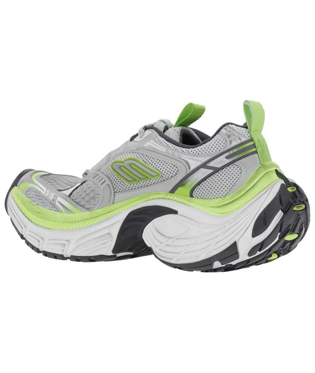 BALENCIAGA Серые низкие кроссовки / кеды, фото 4