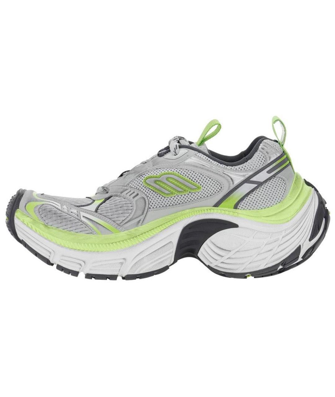 BALENCIAGA Серые низкие кроссовки / кеды, фото 2