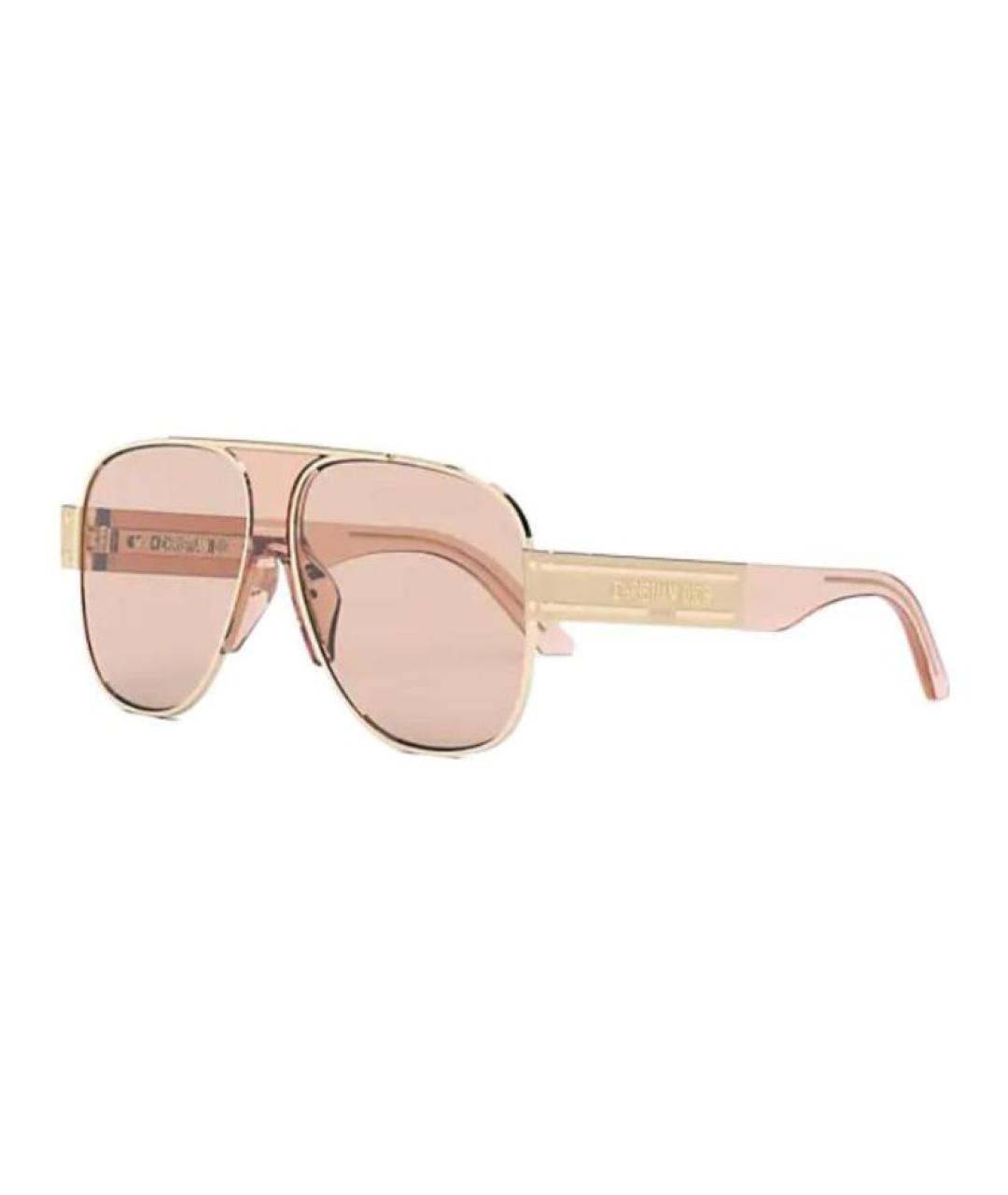 CHRISTIAN DIOR Розовые пластиковые солнцезащитные очки, фото 1