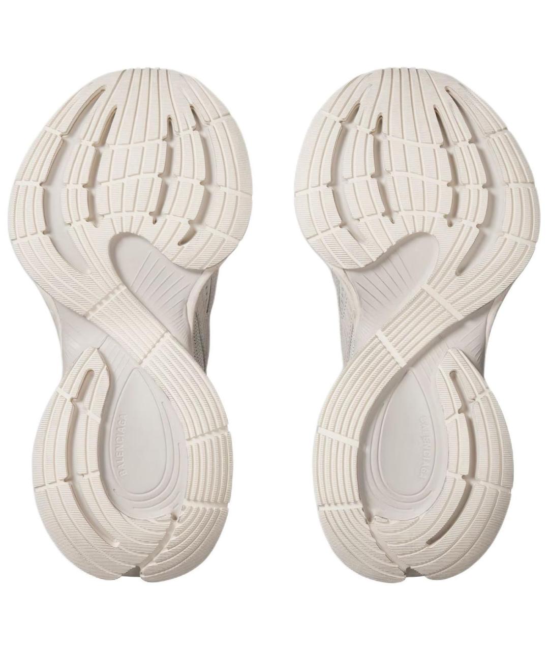 BALENCIAGA Бежевые низкие кроссовки / кеды, фото 7