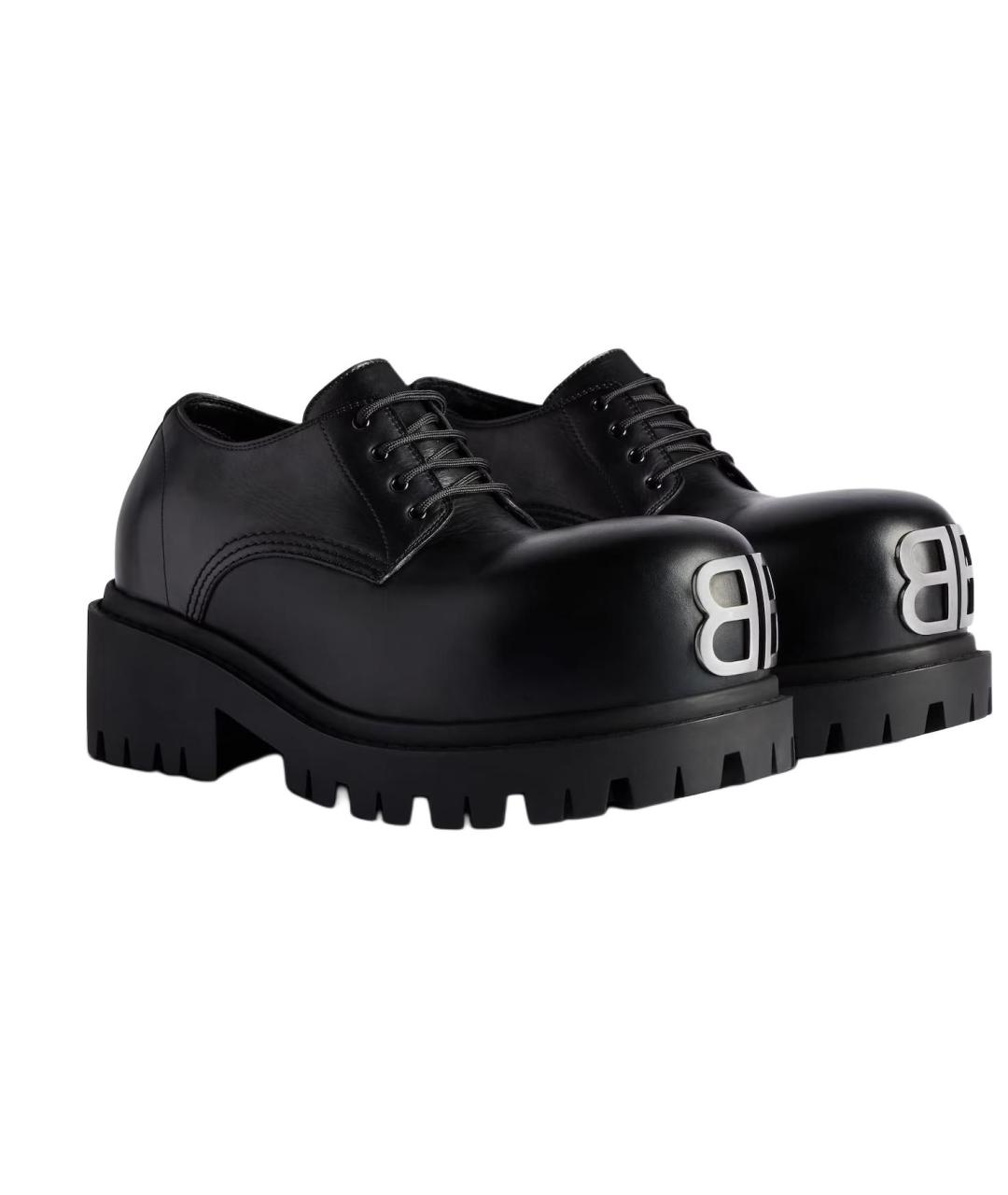 BALENCIAGA Черные лоферы, фото 3