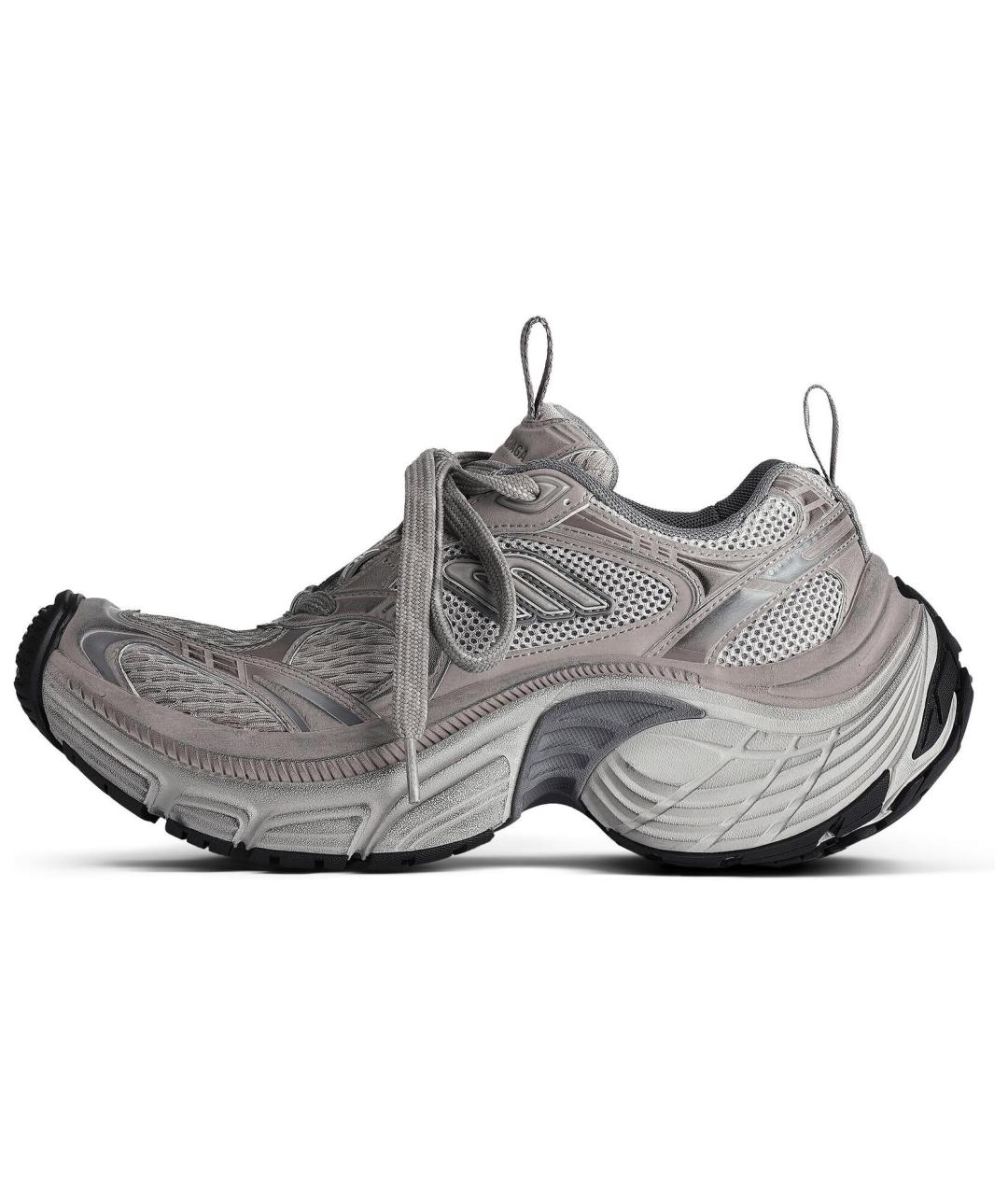 BALENCIAGA Серые кроссовки, фото 2