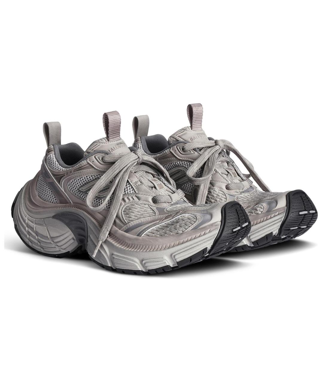 BALENCIAGA Серые кроссовки, фото 3