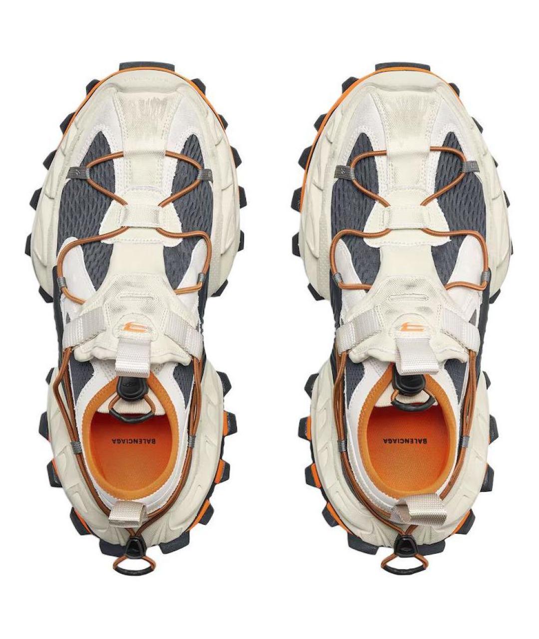 BALENCIAGA Бежевые низкие кроссовки / кеды, фото 4