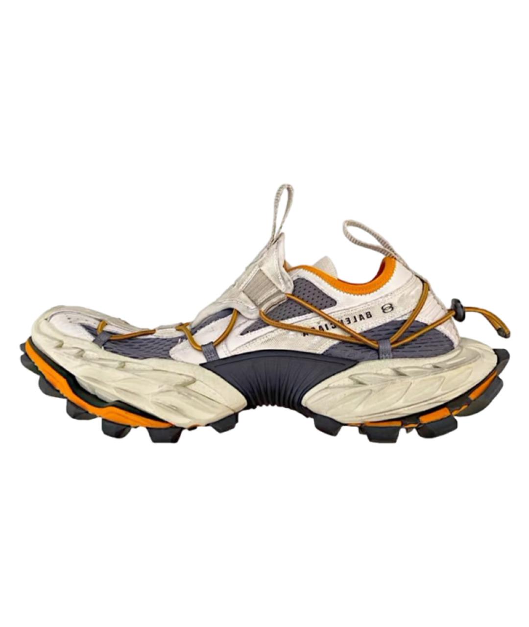 BALENCIAGA Бежевые низкие кроссовки / кеды, фото 2