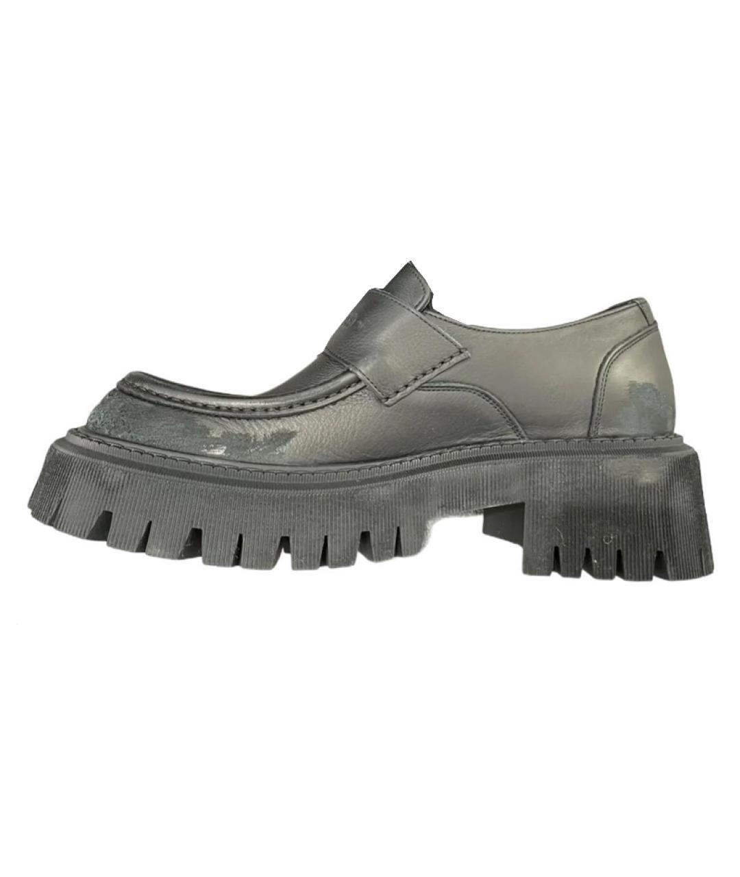 BALENCIAGA Черные лоферы, фото 2