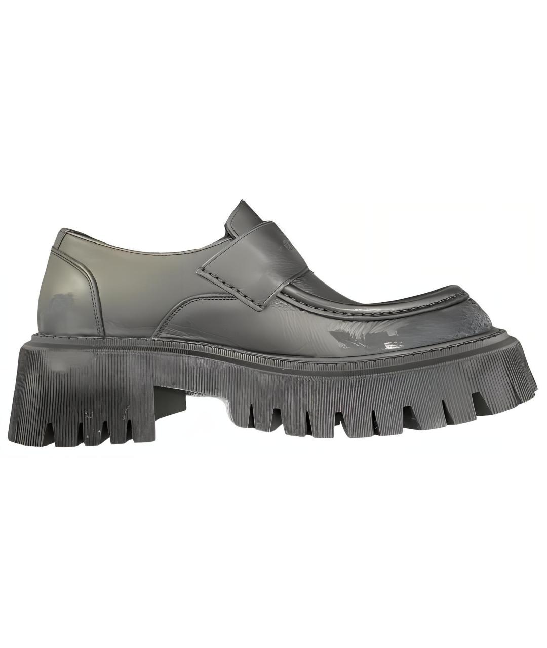BALENCIAGA Черные лоферы, фото 1