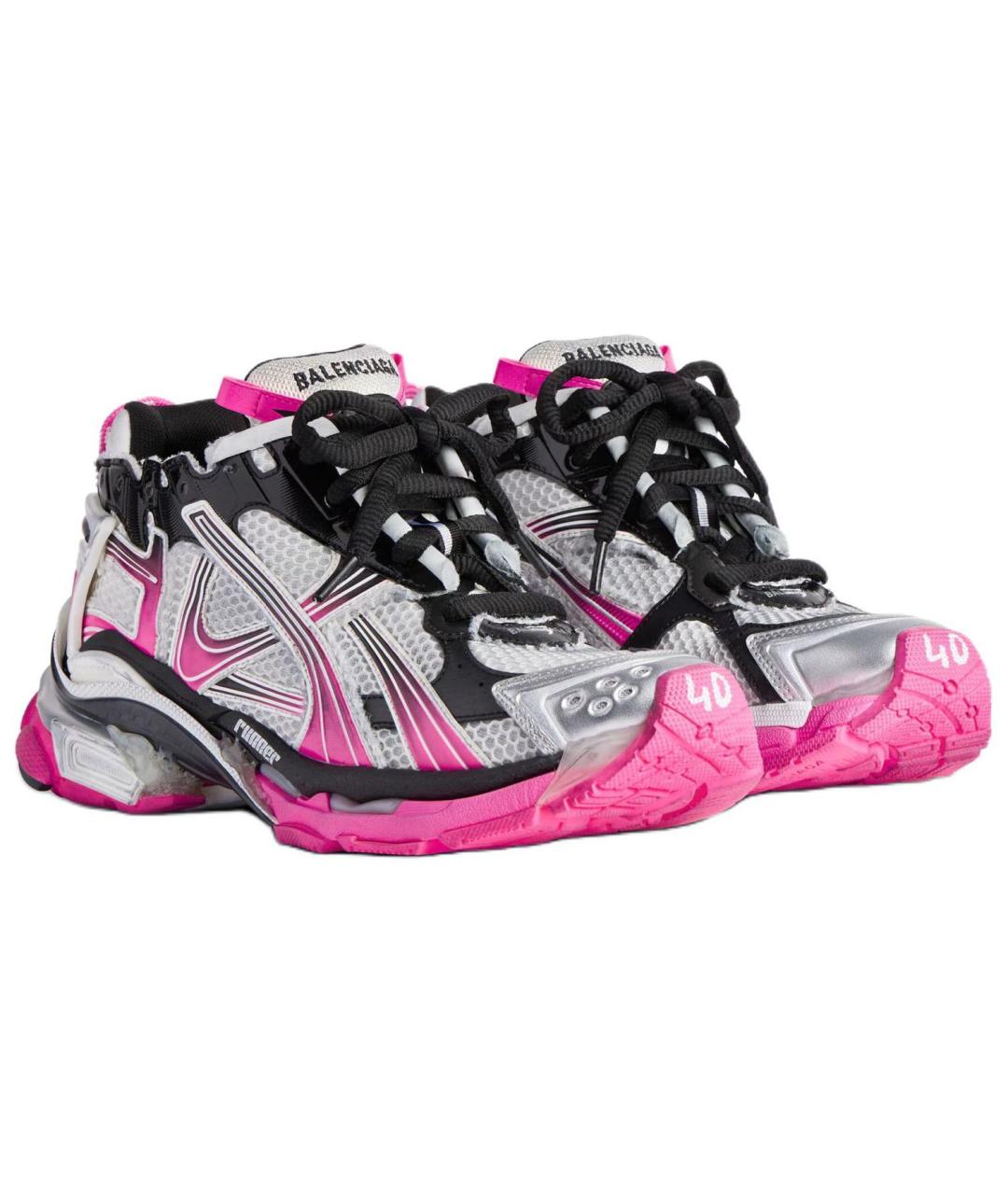 BALENCIAGA Розовые кроссовки, фото 3