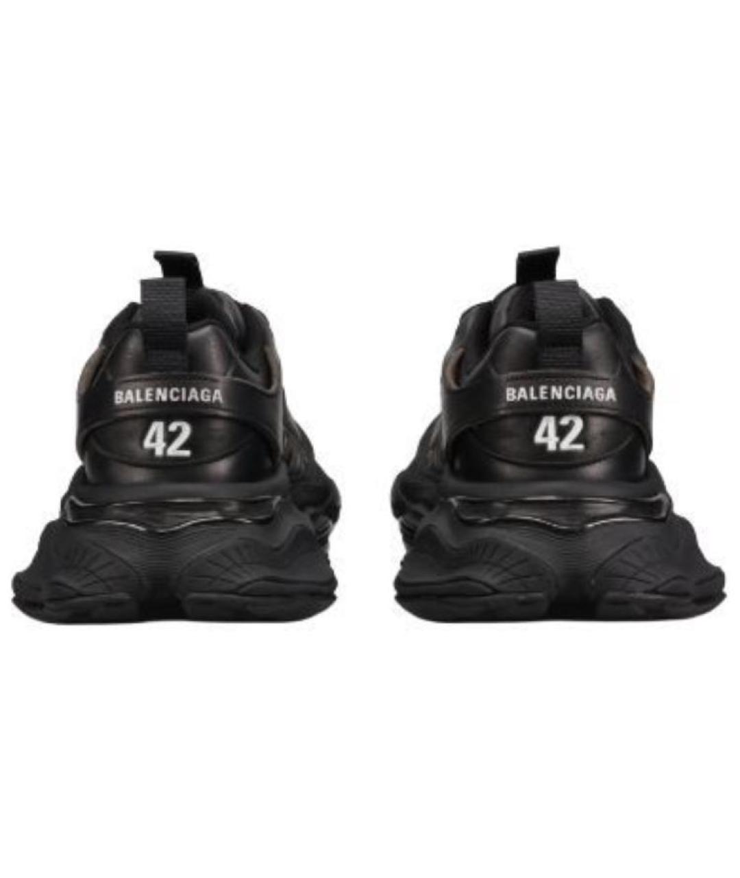 BALENCIAGA Черные низкие кроссовки / кеды, фото 5