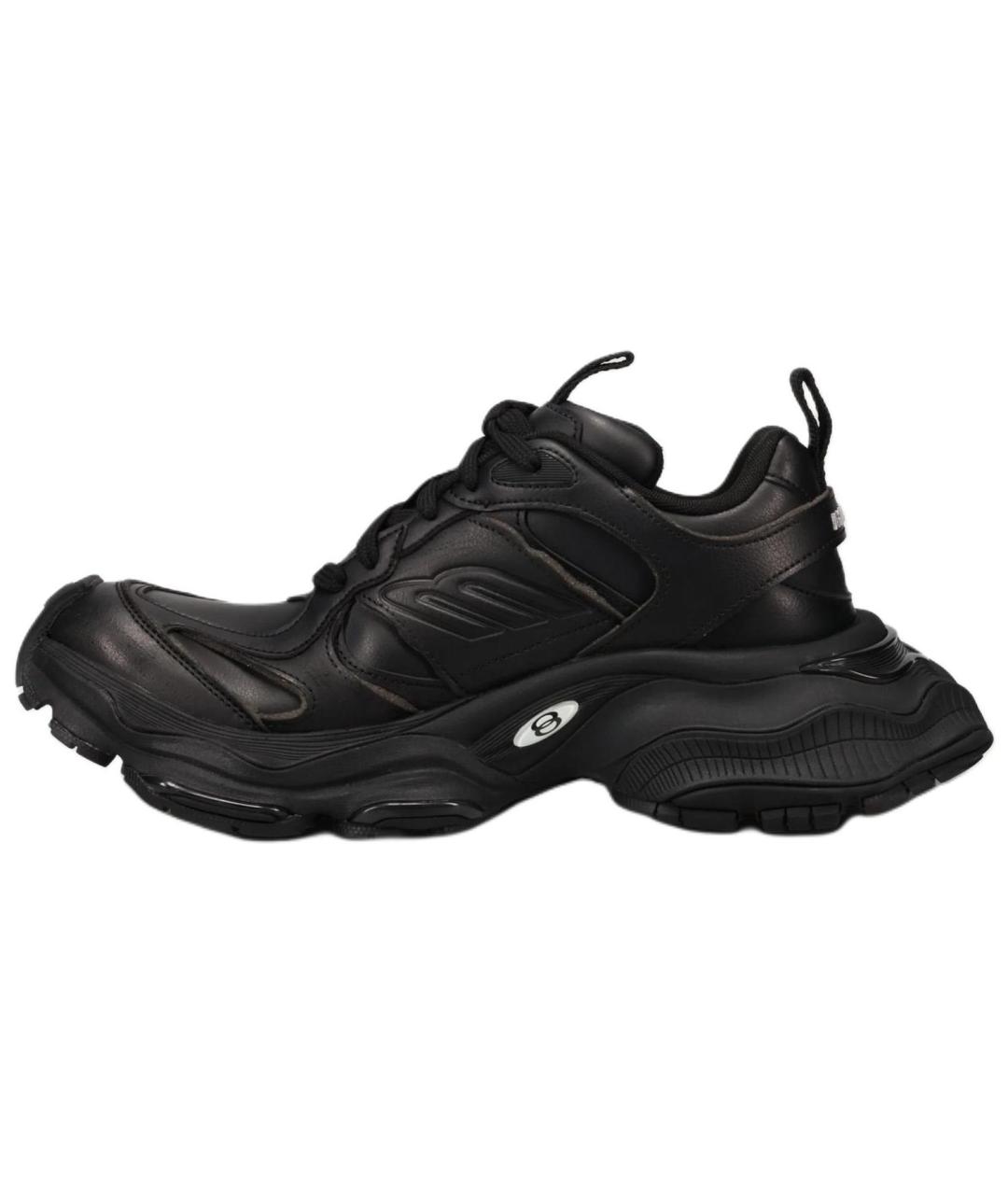 BALENCIAGA Черные низкие кроссовки / кеды, фото 2