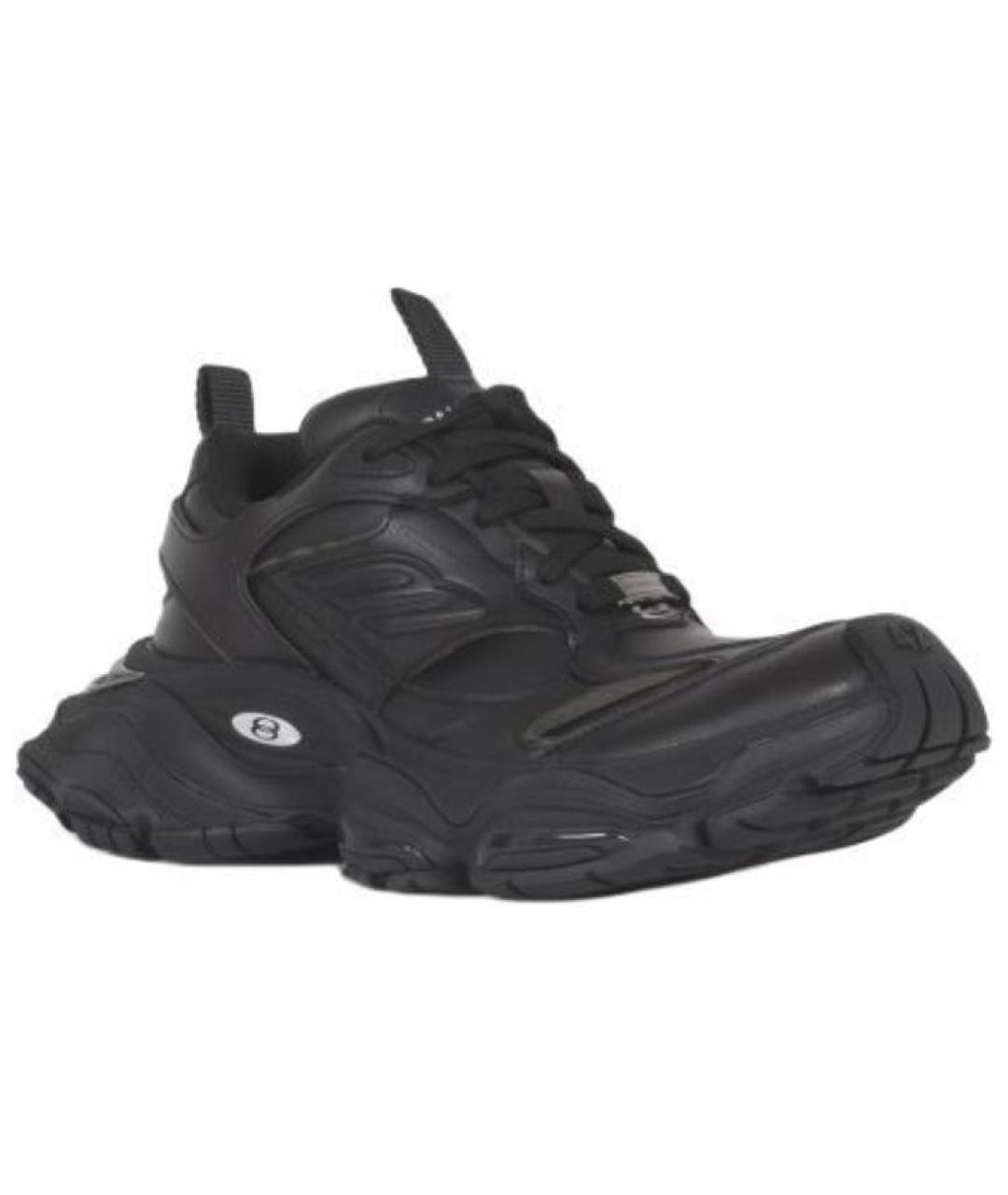 BALENCIAGA Черные низкие кроссовки / кеды, фото 3