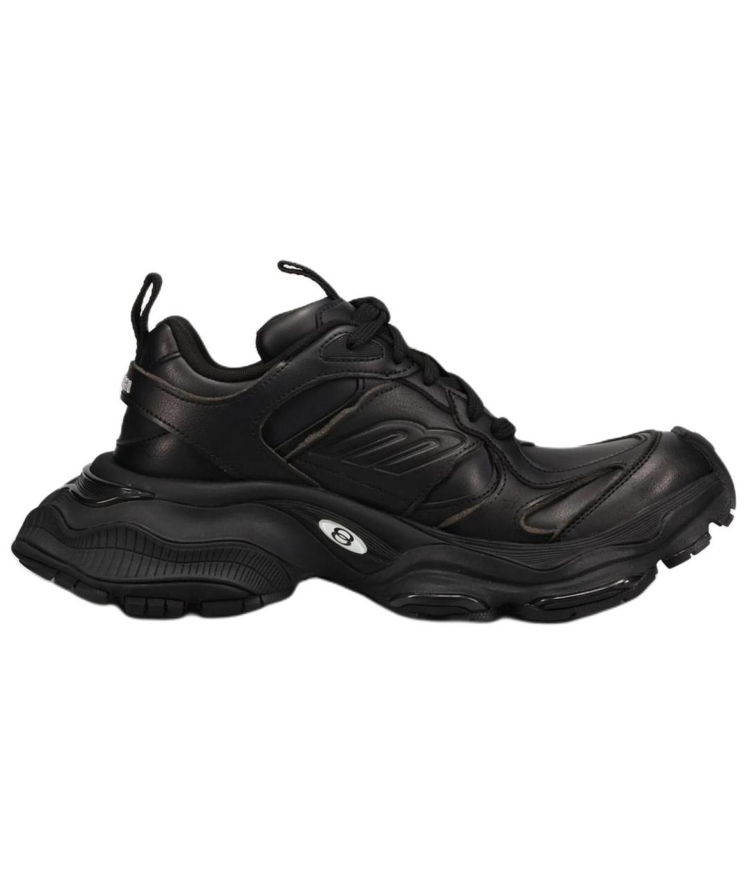 BALENCIAGA Черные низкие кроссовки / кеды, фото 1