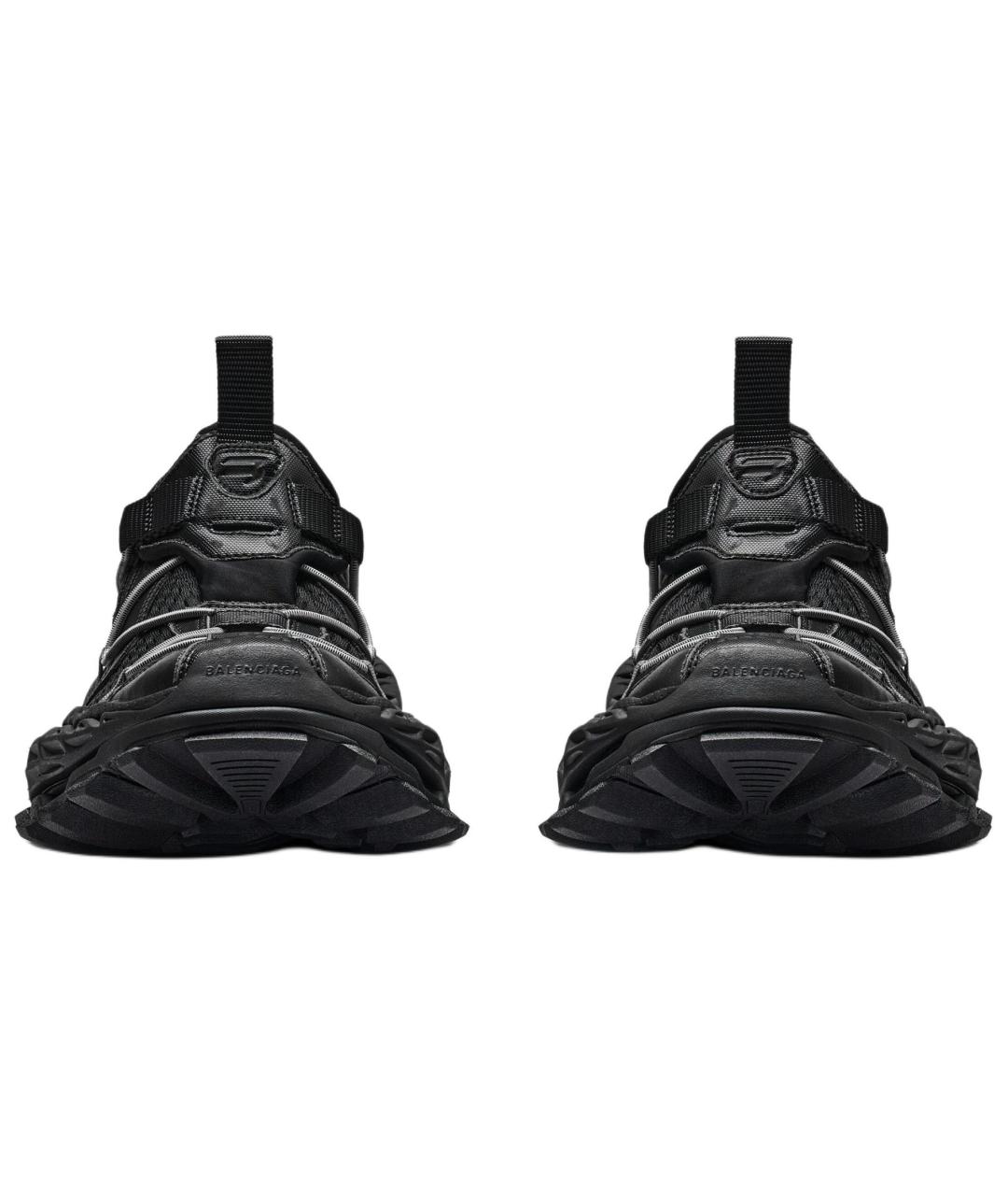 BALENCIAGA Черные низкие кроссовки / кеды, фото 4