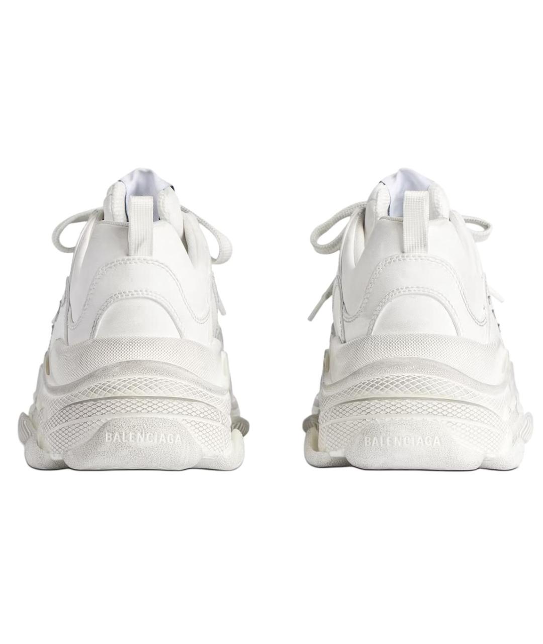 BALENCIAGA Белые низкие кроссовки / кеды, фото 5