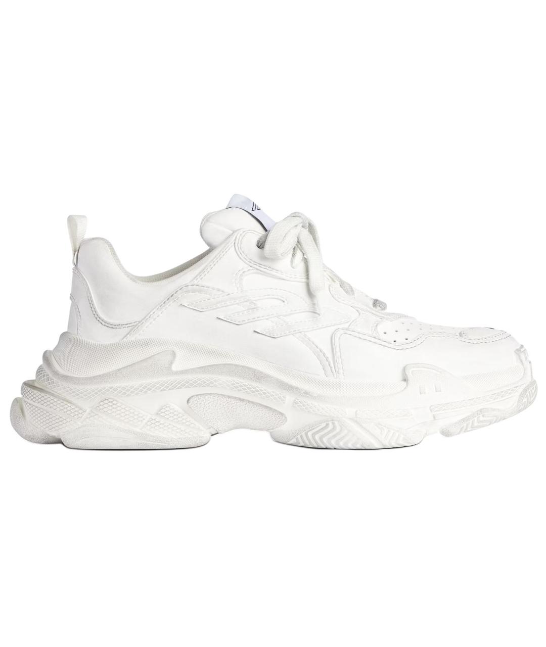 BALENCIAGA Белые низкие кроссовки / кеды, фото 1