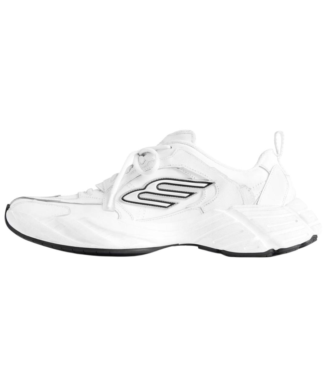 BALENCIAGA Белые низкие кроссовки / кеды, фото 2