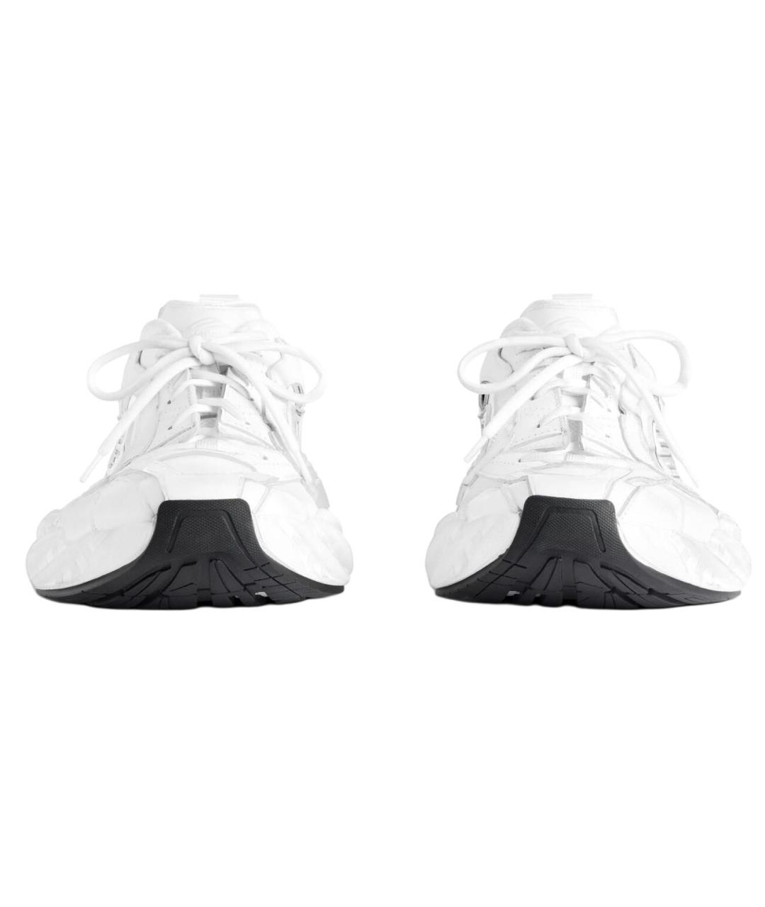 BALENCIAGA Белые низкие кроссовки / кеды, фото 4