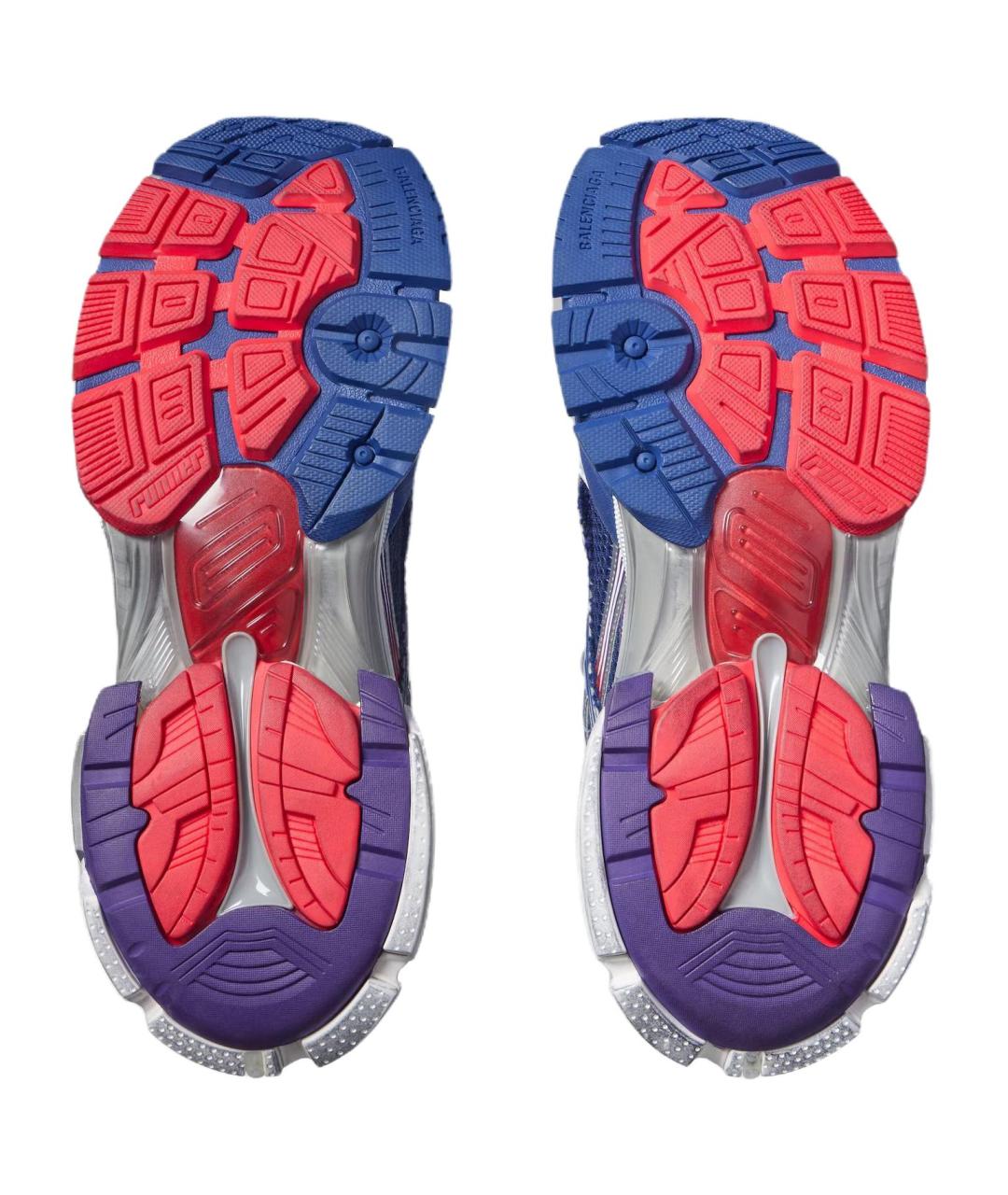 BALENCIAGA Синие низкие кроссовки / кеды, фото 8